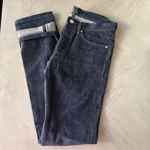 APC Petit Standard Jean Droit Etroit Indigo Denim Japanese Selvedge 29x32.5"